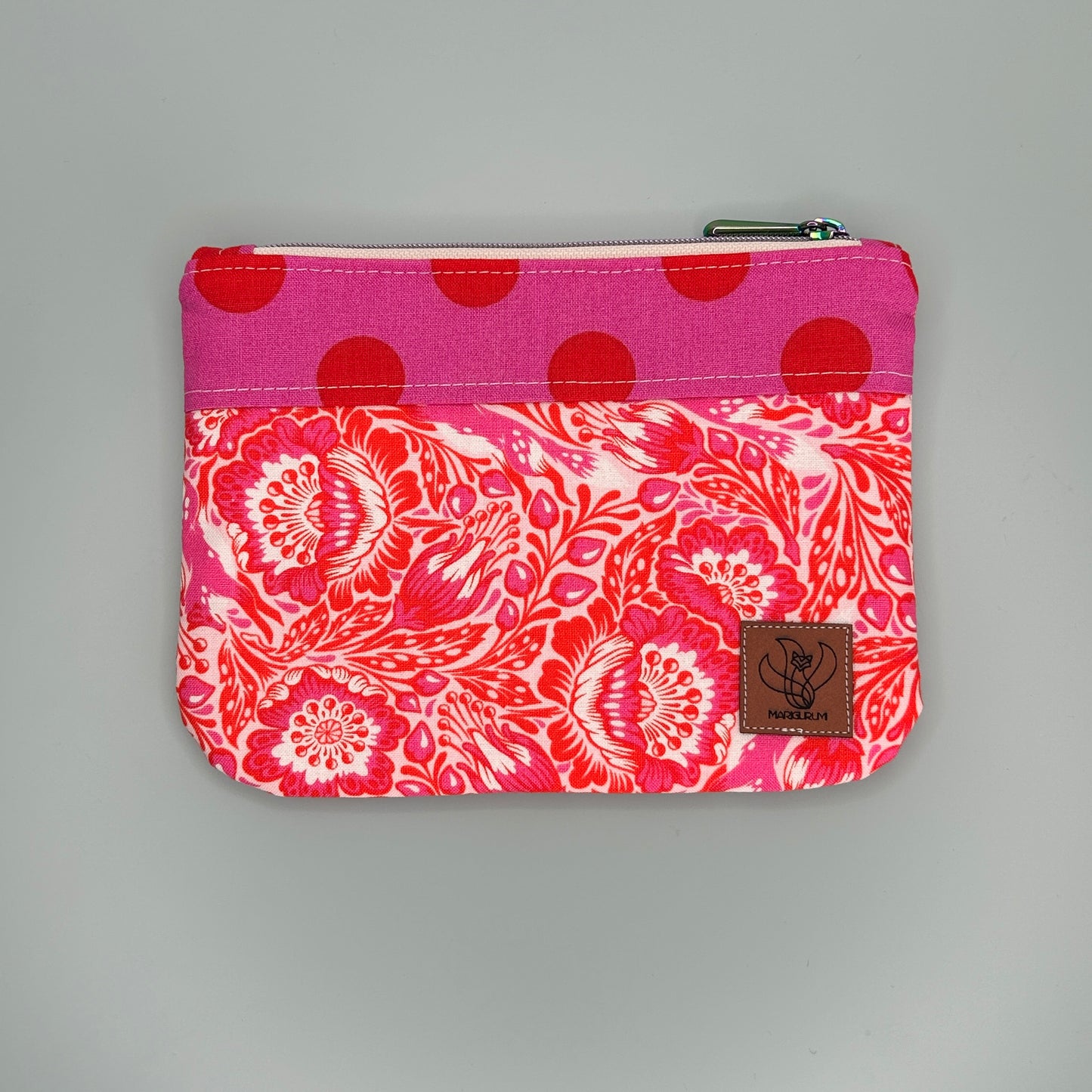 Pochette plate zippée